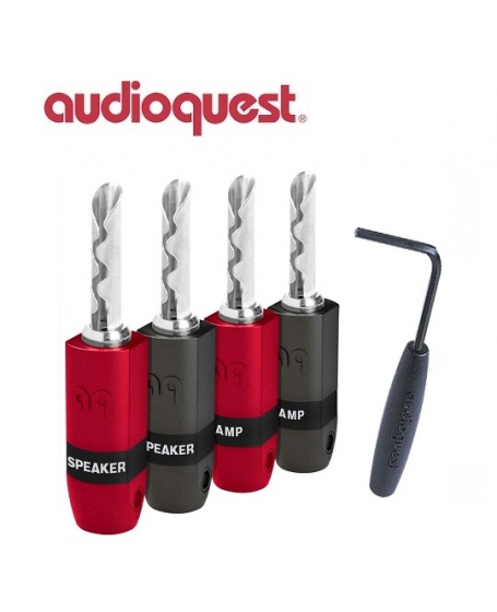 Audioquest SureGrip 300 BFA/Banana Silver (4 pcs per box)