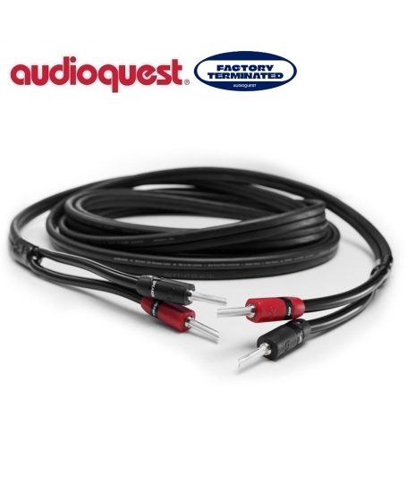 Audioquest Rocket 22 (12 AWG) Speaker Cable 5M (2.5m x 2) With Banana Plugs