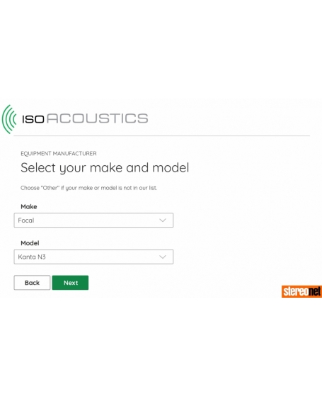 IsoAcoustics Products Recommendation Wizard