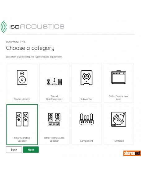IsoAcoustics Products Recommendation Wizard
