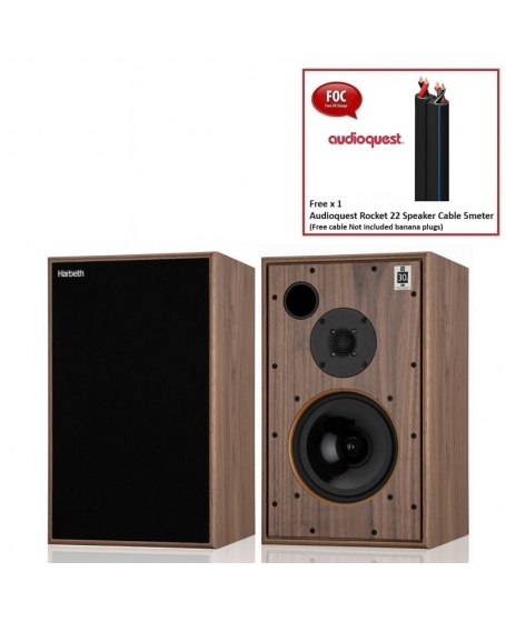 Harbeth Monitor 30.2 XD Bookshelf Speakers Handmade In England