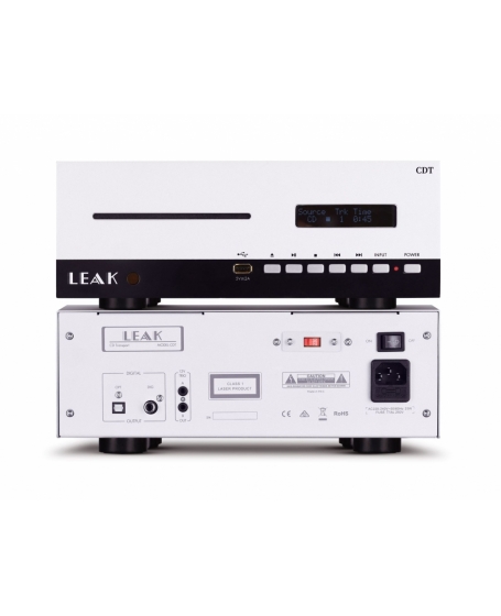 Leak Stereo 130 Integrated Amplifier + Leak CDT CD Player (Silver)