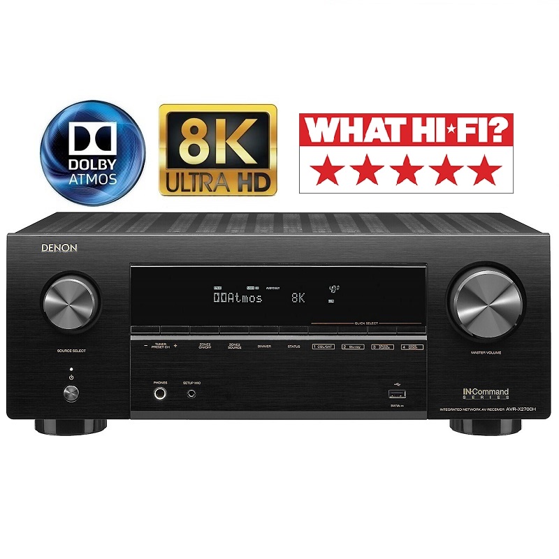 Denon AVRX2700H 7.2Ch 8K Atmos Network AV Receiver