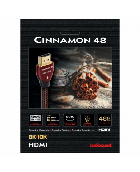 Audioquest Cinnamon 48 8K HDMI Cable
