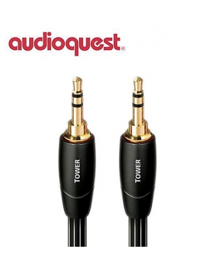 Audioquest Tower mini-jack RCA (0,6 m) - Câbles jack/mini-jack