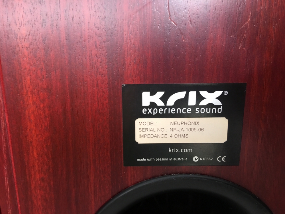 Krix Neuphonix Floorstanding Speaker Made In Australia