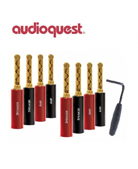 Audioquest SureGrip 100 BFA/Banana Gold (Pack Of 8)