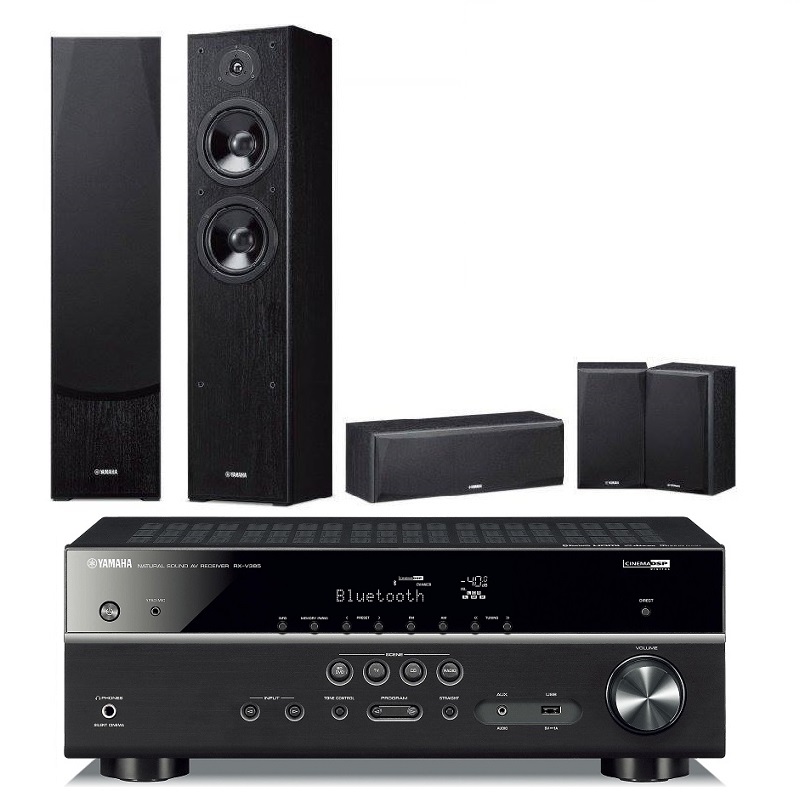 Yamaha RXV385 + Yamaha NS51 5.0Ch Home Theatre Package