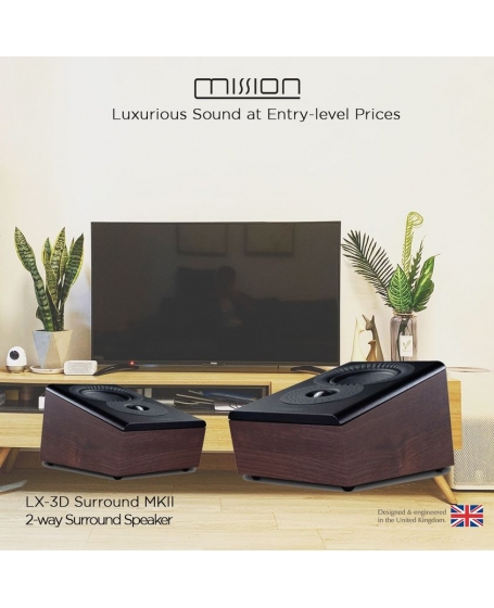 Mission LX-3D MKII Surround Speaker