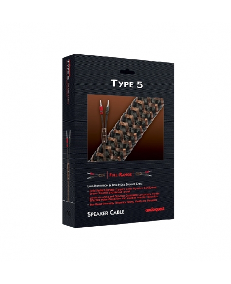 Audioquest Type 5 Speaker Cable 6M (3m x 2) Made In USA
