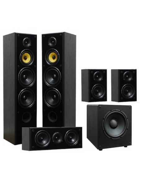 Taga Harmony TAV-606 V.3 + TSW-90 V.4 5.1 Speaker Package