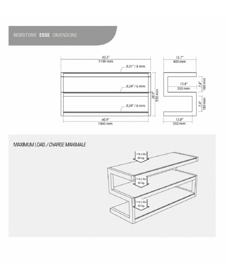 Norstone Esse AV Rack