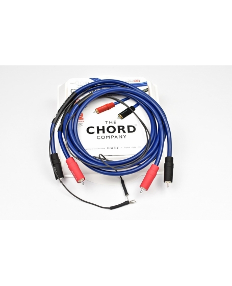 Chord Clearway Analogue RCA Interconnect Turntable 1.2 Meter (With Fly Lead) Made In England