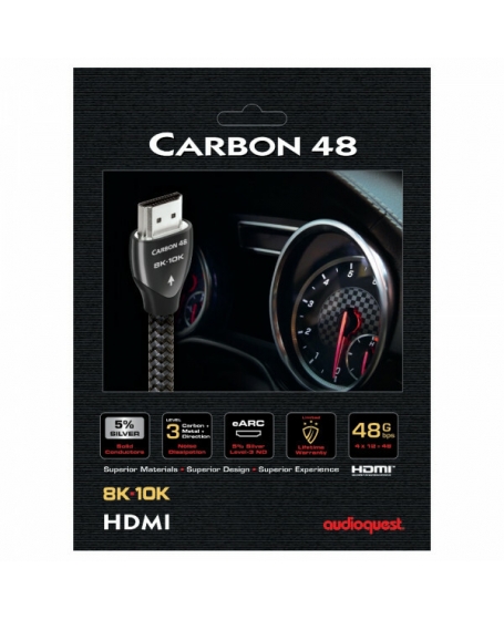 Audioquest Carbon 48 8K HDMI Cable 2 Meter