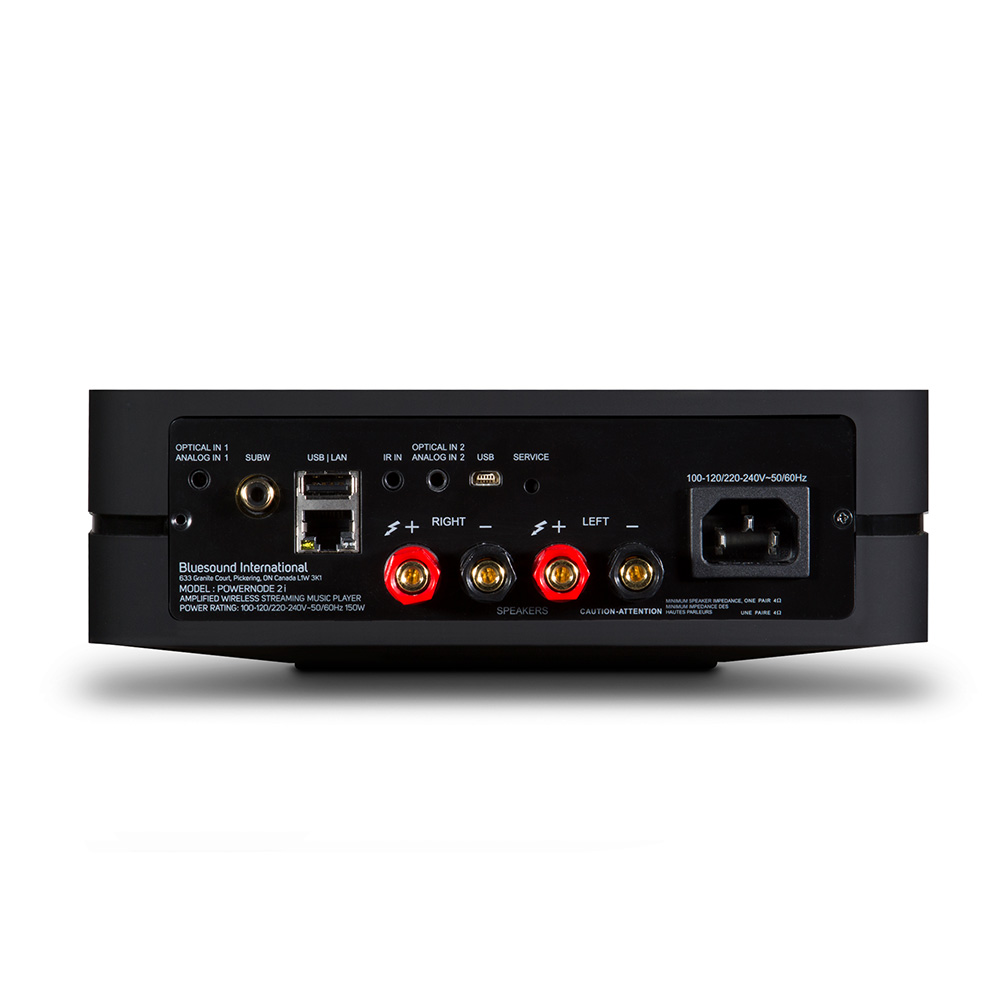 Bluesound Powernode 2i Wireless MultiRoom Music Streaming Amplifier