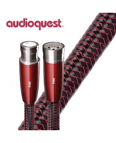 Audioquest Fire XLR to XLR Analog Audio Interconnect Cable 1.5Meter (Pair) Made In USA