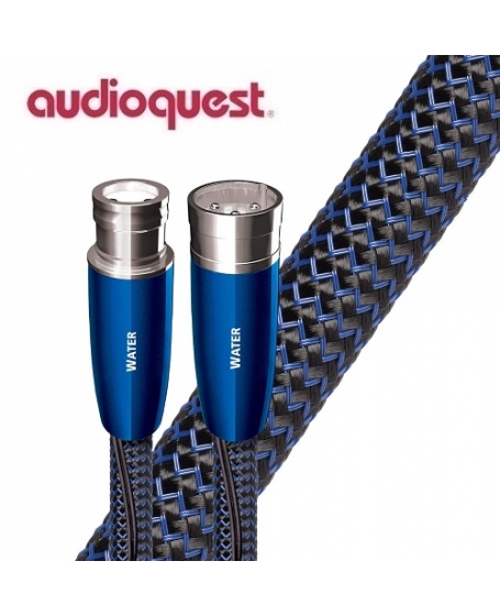 Audioquest Water XLR to XLR Analog Audio Interconnect Cable 1.5Meter (Pair) Made In USA