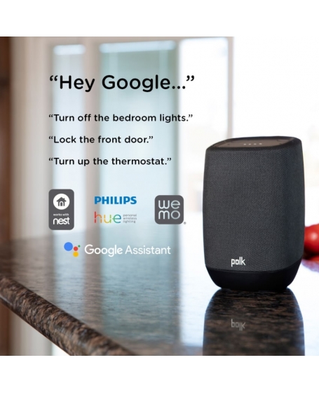 Polk Assist Smart Speaker with the Google Assistant Built-In ( DU )