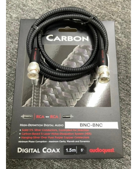 Audioquest Carbon COAX to Coaxial Cable 1.5m