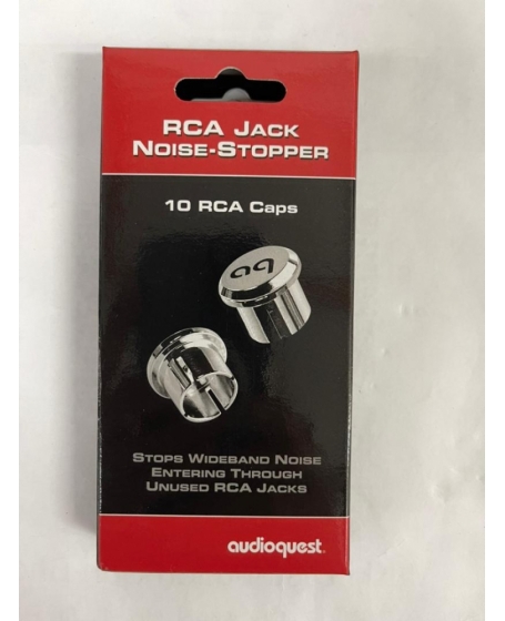 Audioquest RCA Jack Noise Stopper Caps (set of 10 pcs)