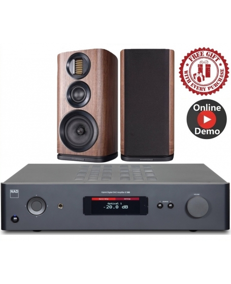 NAD C 368 + Wharfedale EVO 4.2 Hi-Fi System Package