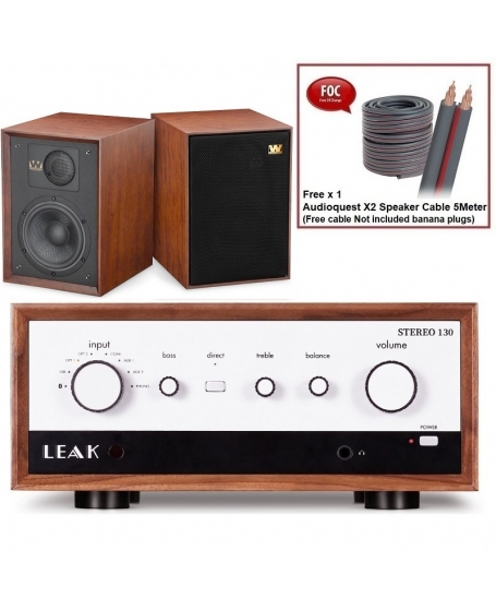 Leak Stereo 130 + Wharfedale Denton 85th Anniversary Hi-Fi System Package