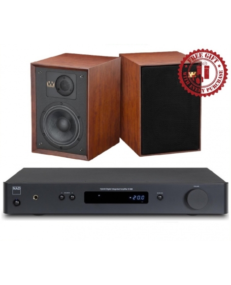 NAD C 328 + Wharfedale Denton 85th Anniversary Hi-Fi System Package