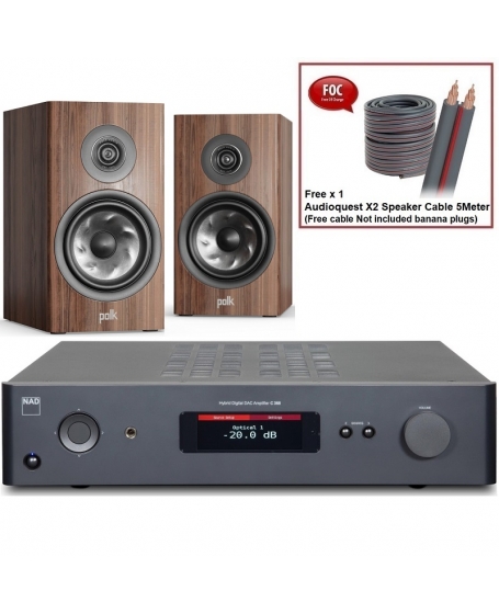 NAD C 368 + Polk Audio Reserve R200 Hi-Fi System Package