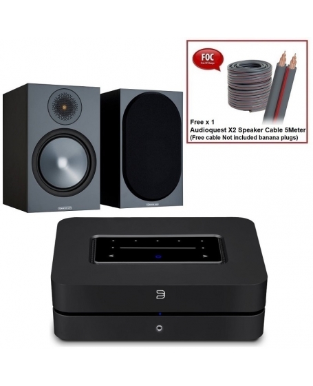 Bluesound Powernode N330 + Monitor Audio Bronze 50 6G Hi-Fi System Package