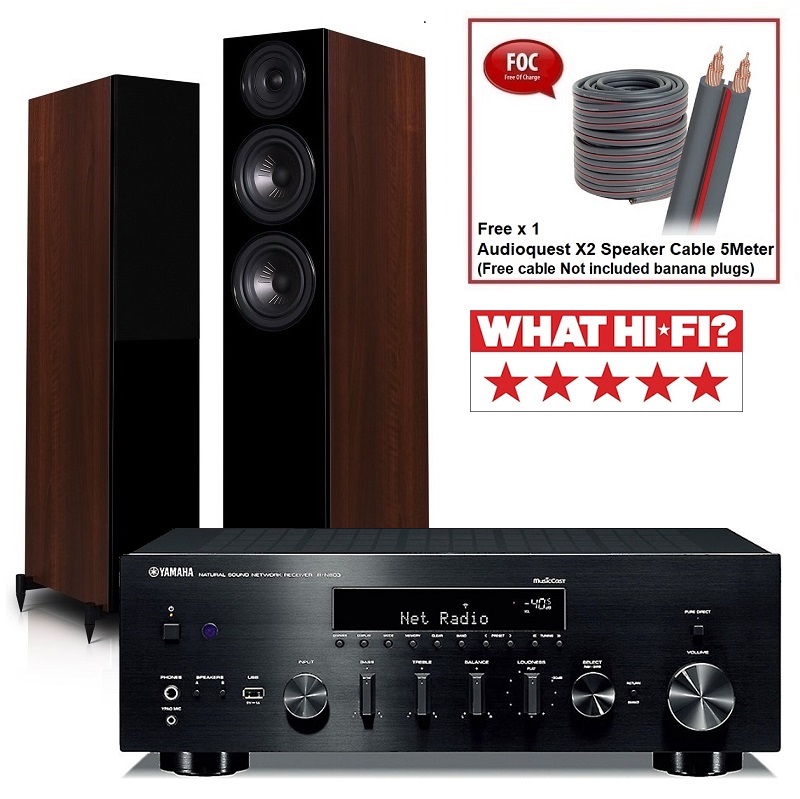 Yamaha RN803 + Wharfedale Diamond 12.3 HiFi System Package