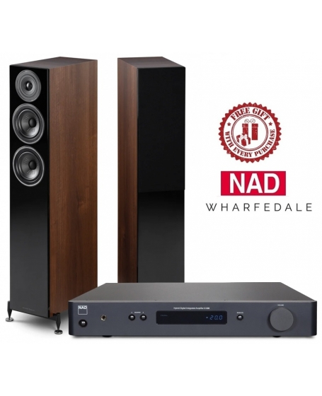 NAD C 338 + Wharfedale Diamond 12.3 Hi-Fi System Package