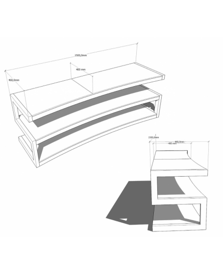 Norstone ESSE Curve AV Rack TOOS