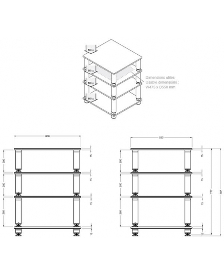 Norstone Stabbl Hifi Rack