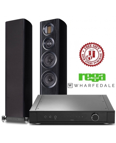 Rega Elex MK4 + Wharfedale EVO 4.3 Hi-Fi System Package