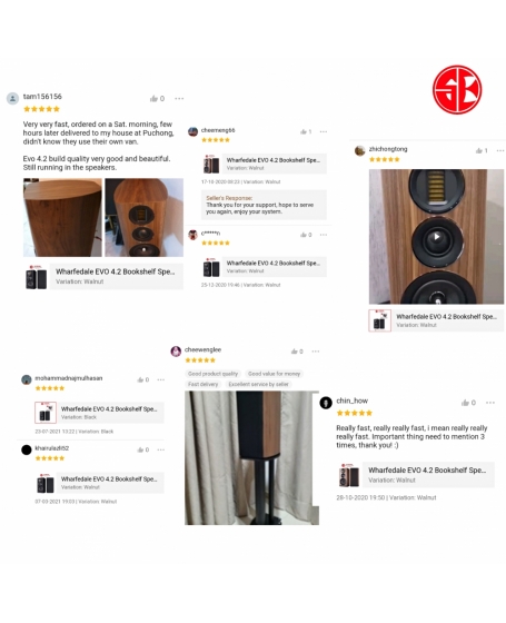 Hifi ROSE RS201E + Wharfedale EVO 4.2 Hi-Fi System Package