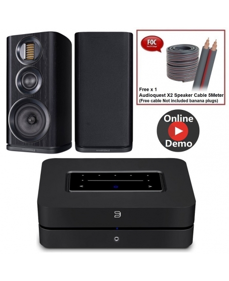 Bluesound Powernode N330 + Wharfedale EVO 4.2 Hi-Fi System Package