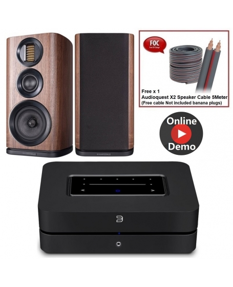 Bluesound Powernode N330 + Wharfedale EVO 4.2 Hi-Fi System Package