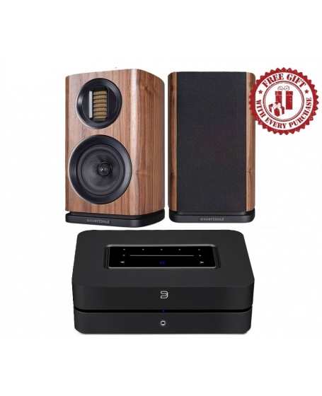 Bluesound Powernode N330 + Wharfedale EVO 4.1 Hi-Fi System Package