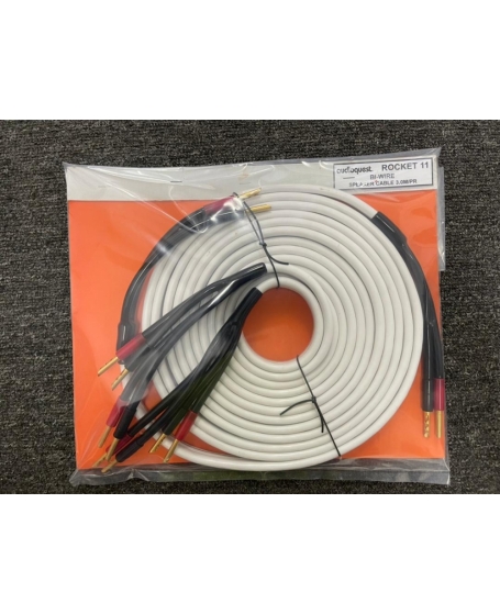 Audioquest Rocket 11 Bi-Wire Speaker Cable 6M (3m x 2) With Banana Plugs