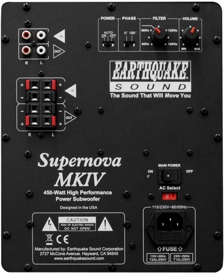 Earthquake Supernova MKIV-12 Powered Subwoofer