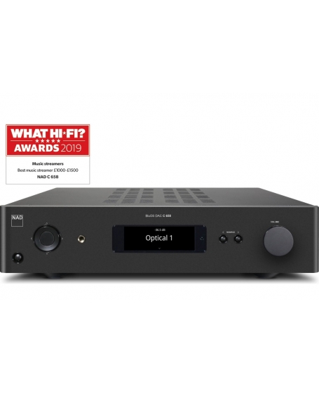 NAD C 658 + NAD C 298 Streaming DAC and Power Amplifier Package