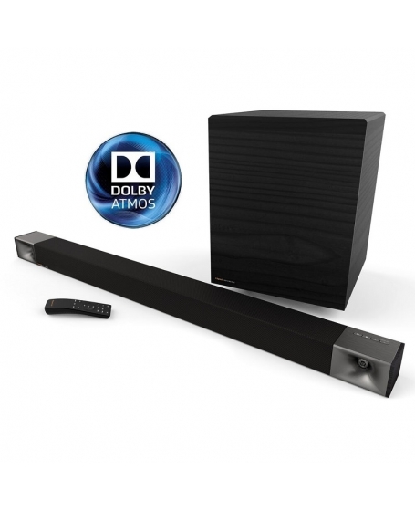 Klipsch Cinema 800 Dolby Atmos 3.1 Sound Bar & Wireless Subwoofer