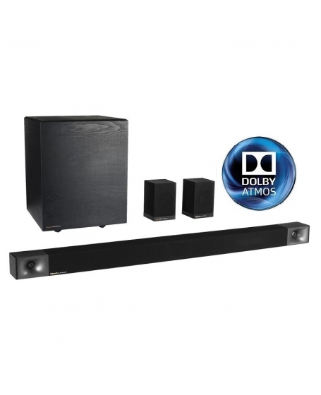 Klipsch Cinema 800 5.1 Dolby Atmos® Sound Bar + Surround Sound System