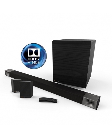 Klipsch Cinema 800 5.1 Dolby Atmos® Sound Bar + Surround Sound System