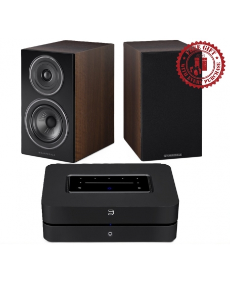 Bluesound Powernode N330 + Wharfedale Diamond 12.1 Hi-Fi System Package