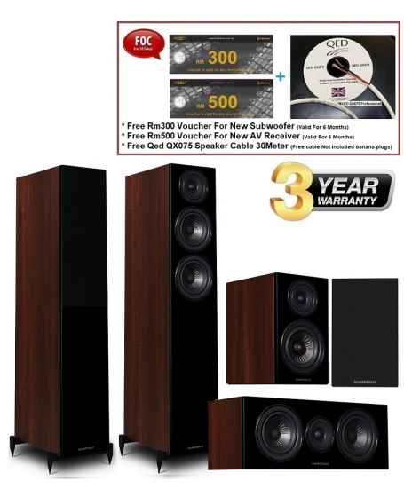 Wharfedale Diamond 12.3 5.0 Speaker Package