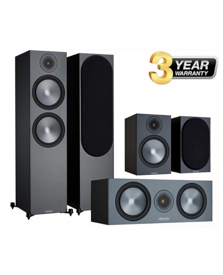 Monitor Audio Bronze 500 + Bronze C150 + Bronze 100 Speaker Package