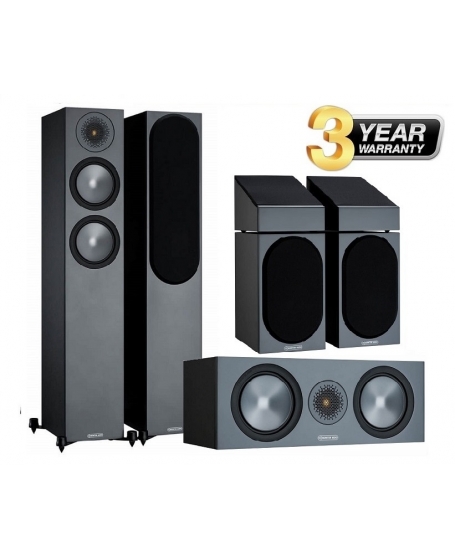 Monitor Audio Bronze 200 + Bronze C150 + Bronze 50 + Bronze AMS Speaker Package