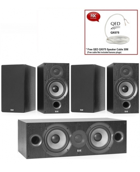 ELAC Debut 2.0 B6.2 + Debut 2.0 C6.2 + ELAC Debut 2.0 B6.2 Speaker Package