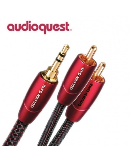 Audioquest Golden Gate 3.5mm to RCA Interconnects 1.5Meter (PL)